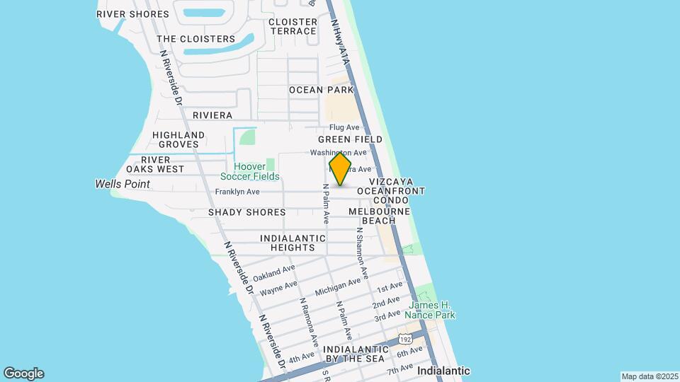 121 Franklyn Ave Map and Location Details