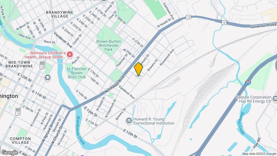 1329 E 23rd St Mapa y Detalles de la Ubicación