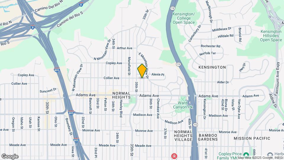 3535 COLLIER Ave Map and Location Details