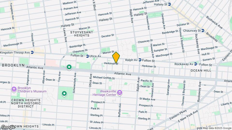 830 Herkimer St Map and Location Details