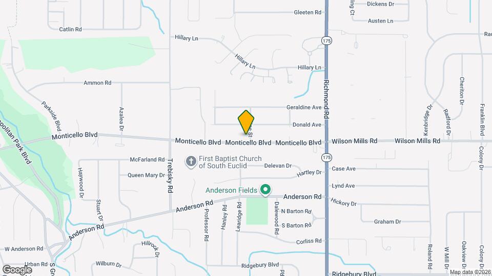 4835 Monticello Blvd Mapa y Detalles de la Ubicación