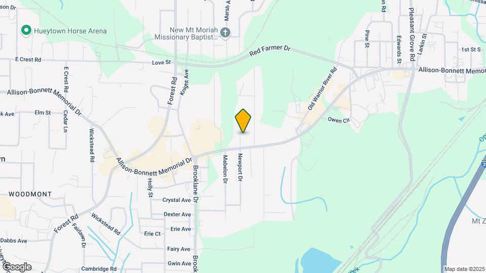208 Newport Dr Map and Location Details
