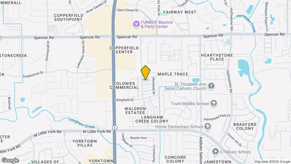 15359 Falmouth Ave Map and Location Details