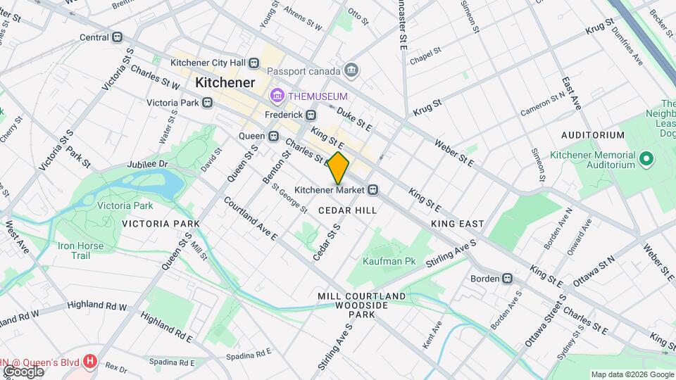 57 Eby St S Map and Location Details