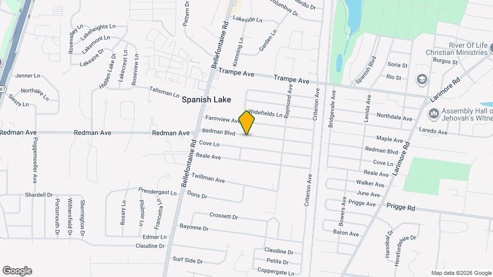 1452 Redman Blvd Map and Location Details