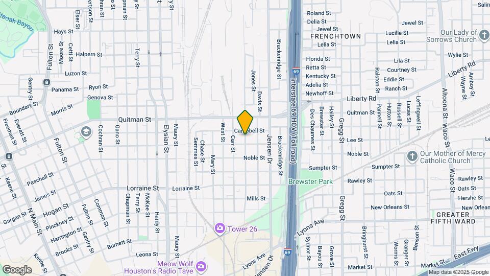 2209 Stevens St Map and Location Details
