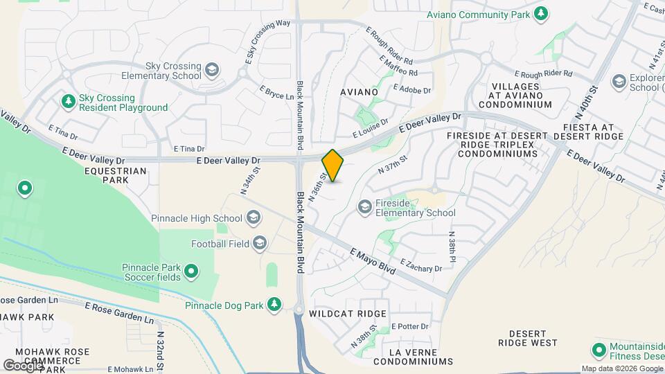 3607 E Salter Dr Map and Location Details