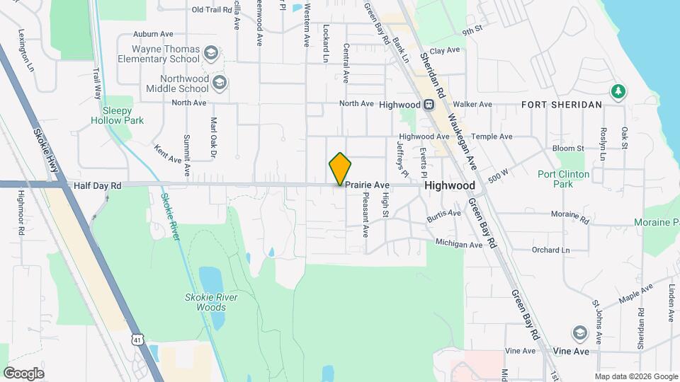 307 Prairie Ave Map and Location Details