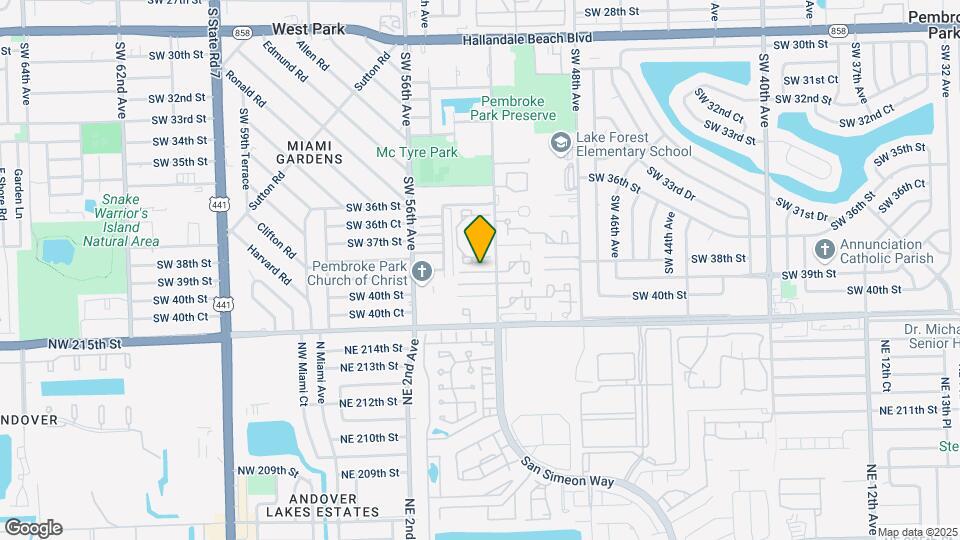3812 SW 52nd Ave Map and Location Details