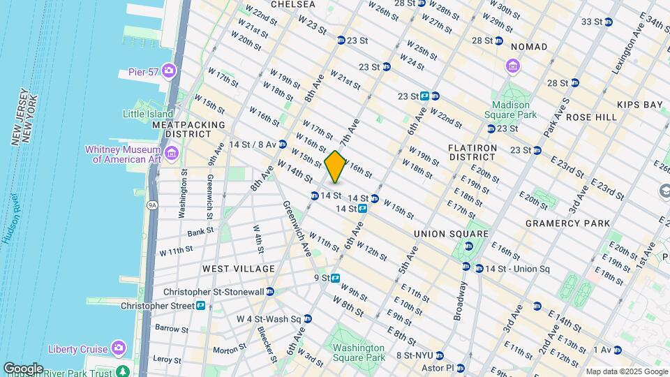 145 W 14th St Map and Location Details