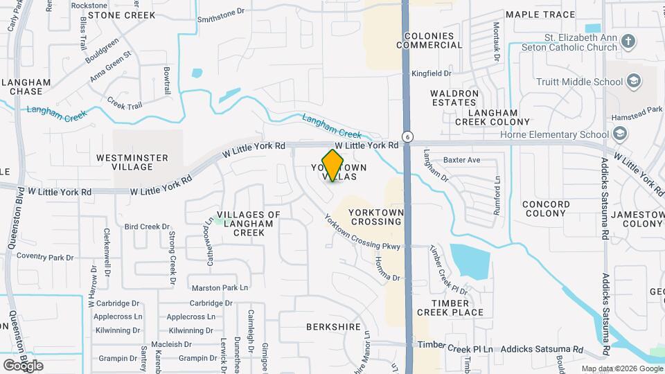 6026 Yorkglen Manor Ln Map and Location Details