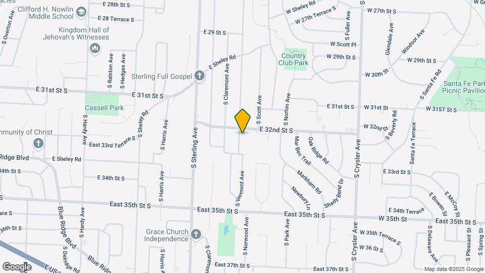 3205 S Vermont Ave Map and Location Details