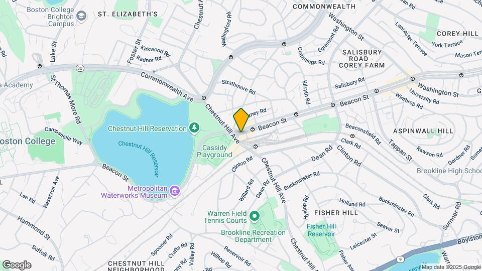 1955 Beacon St, Unit 1 Map and Location Details