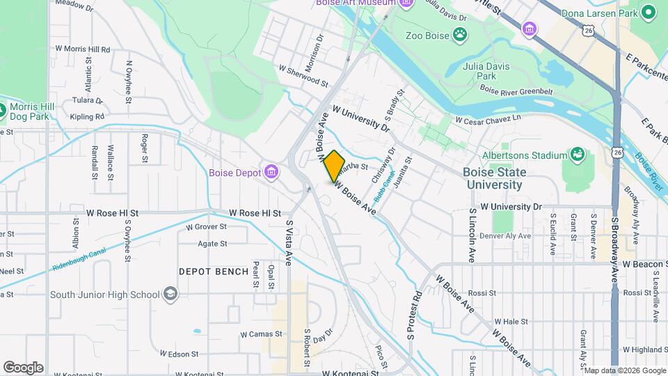 2389 W Boise Ave Map and Location Details