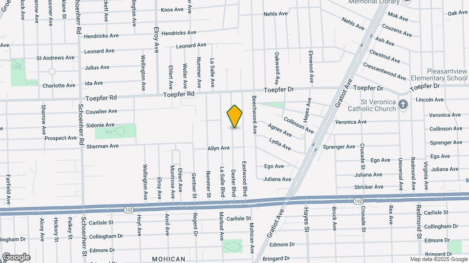 21160 Dexter Blvd Map and Location Details