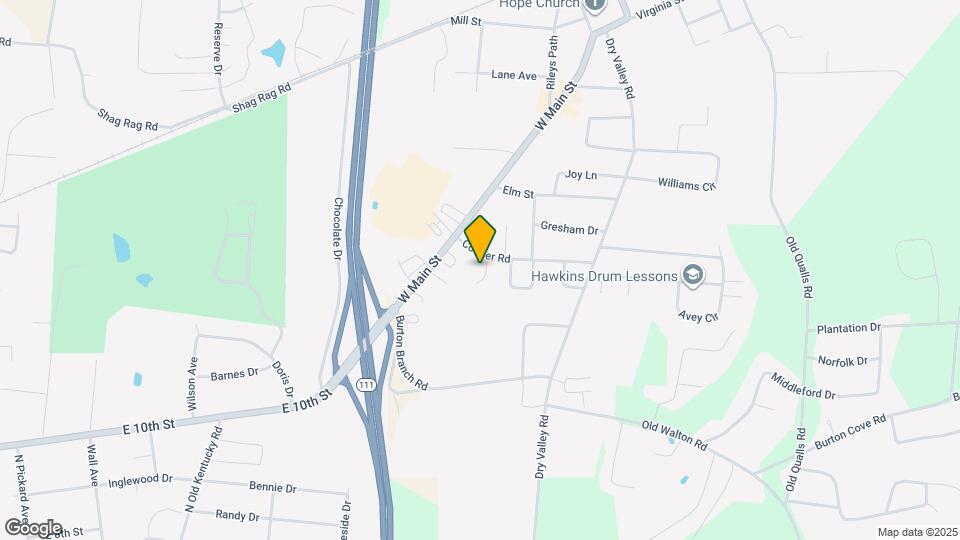 615 Clifton Ln Map and Location Details