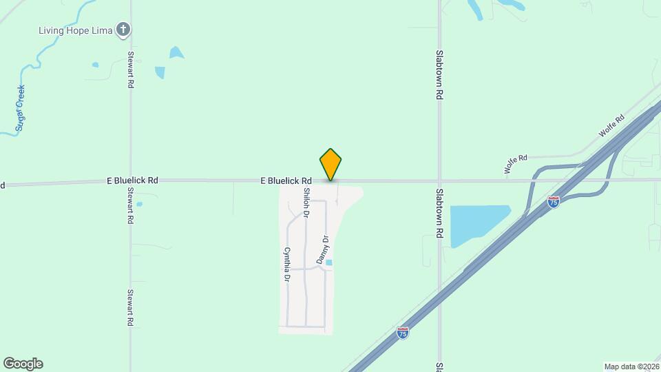 2588 E Bluelick Rd Map and Location Details