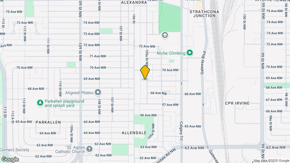 6830 105A St NW Map and Location Details