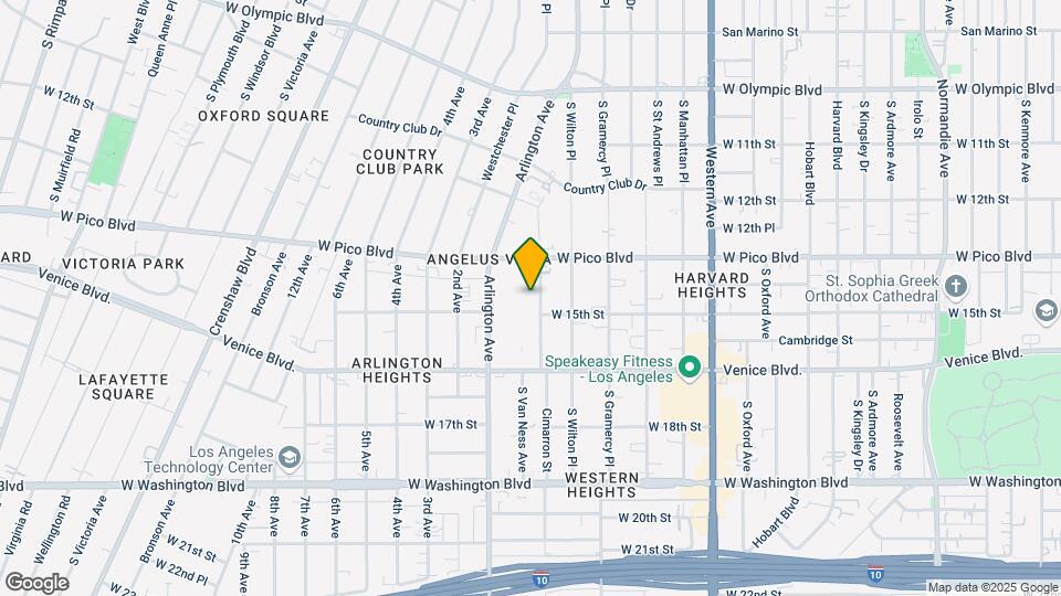 1401 S Van Ness Ave Mapa y Detalles de la Ubicación