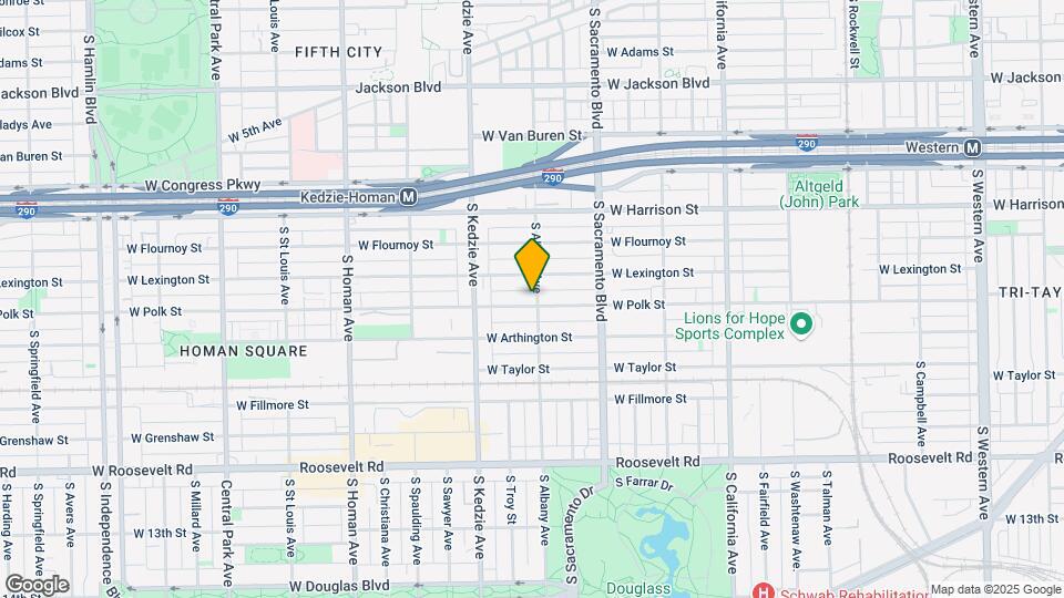 3100 W Polk St Map and Location Details