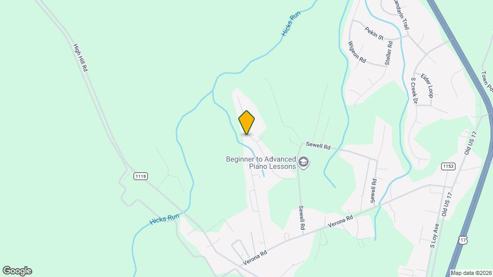 153 Backfield Pl Map and Location Details