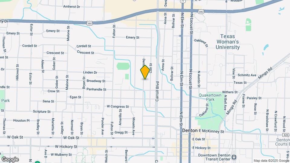 820 Denton St Map and Location Details