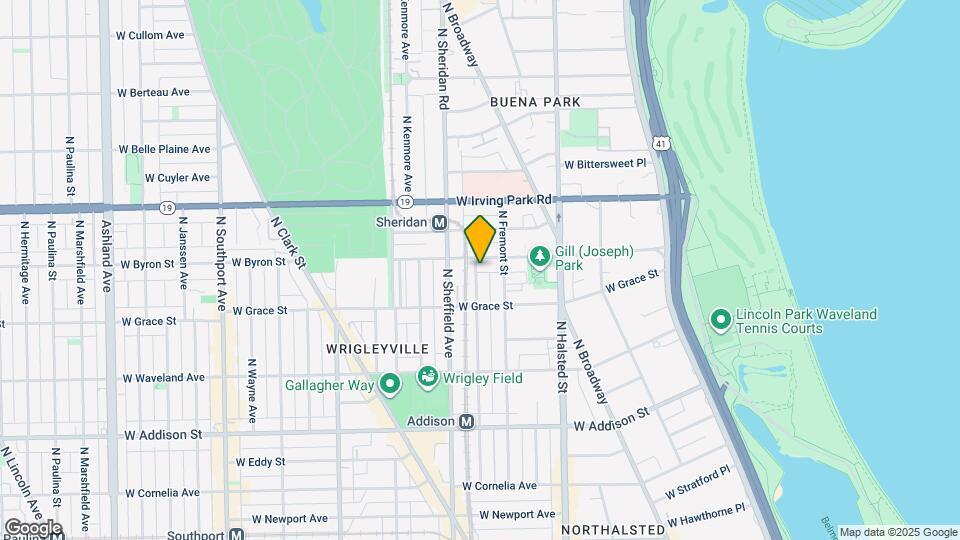 3837 N Wilton Ave, Unit 2 Map and Location Details