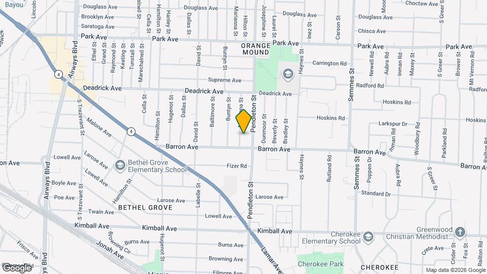 1598 Marianna St Map and Location Details