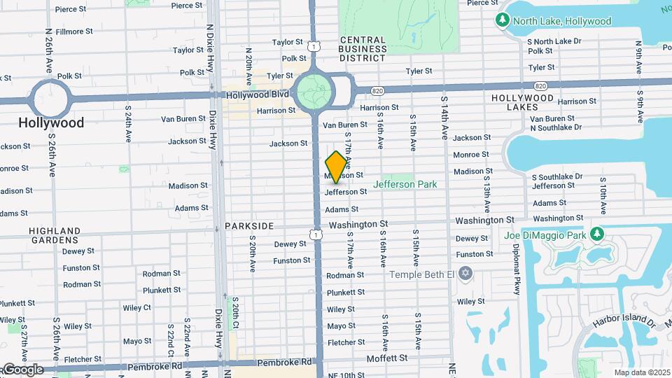 1723 Jefferson St Mapa y Detalles de la Ubicación