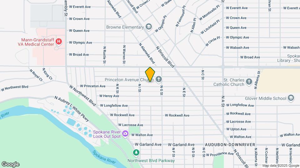 3604 W Princeton Ave Map and Location Details
