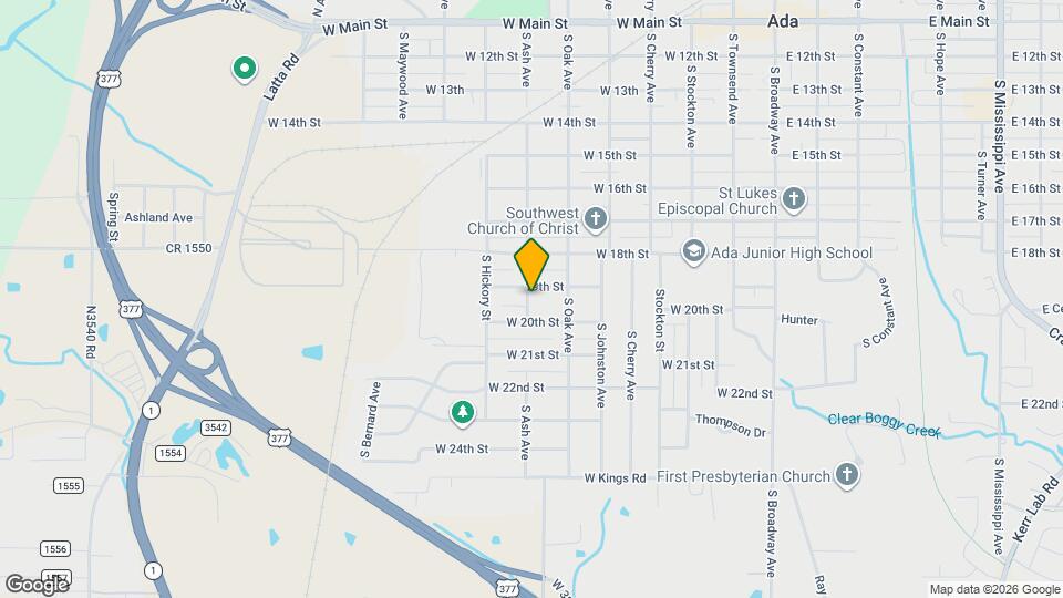 631 W 19th Map and Location Details