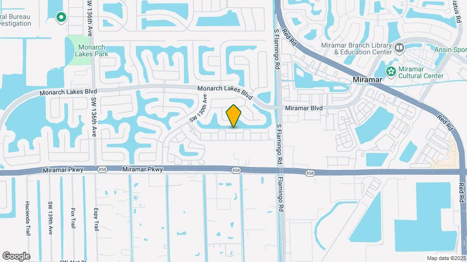 12837 SW 28th Ct Map and Location Details