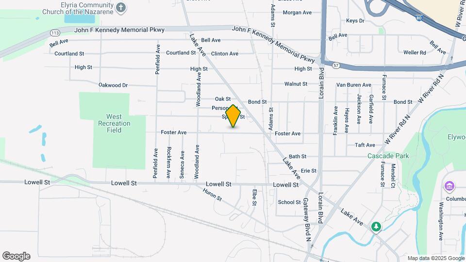 957 Foster Ave Map and Location Details