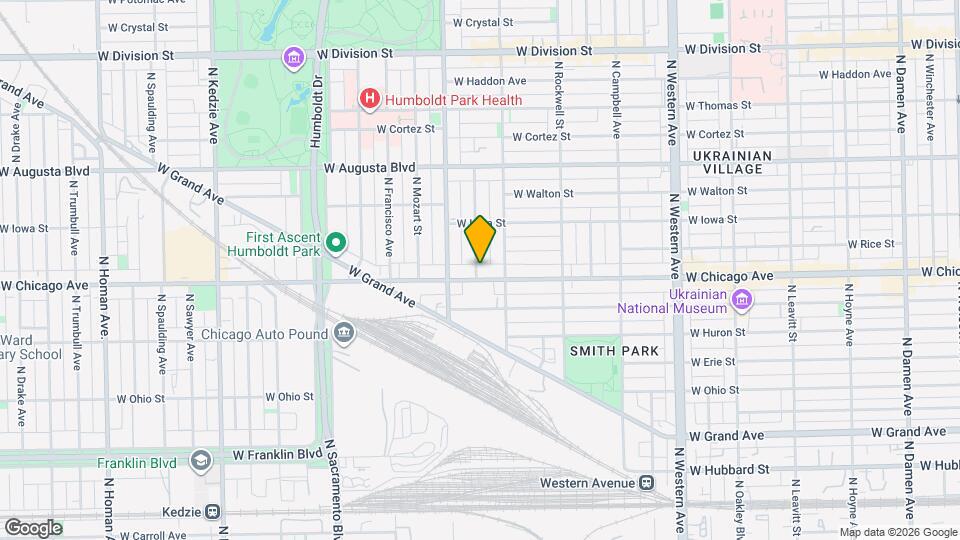 2724 W Chicago Ave, Unit 1 Mapa y Detalles de la Ubicación