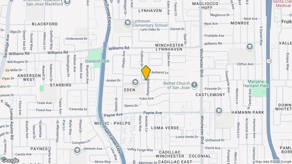 1159 Runnymede Dr Mapa y Detalles de la Ubicación