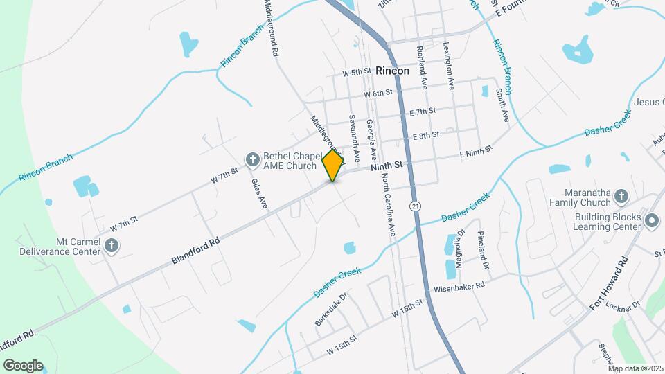 501 W 9th St Map and Location Details