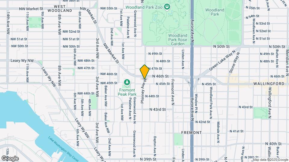 Fremont Fourplex Mapa y Detalles de la Ubicación