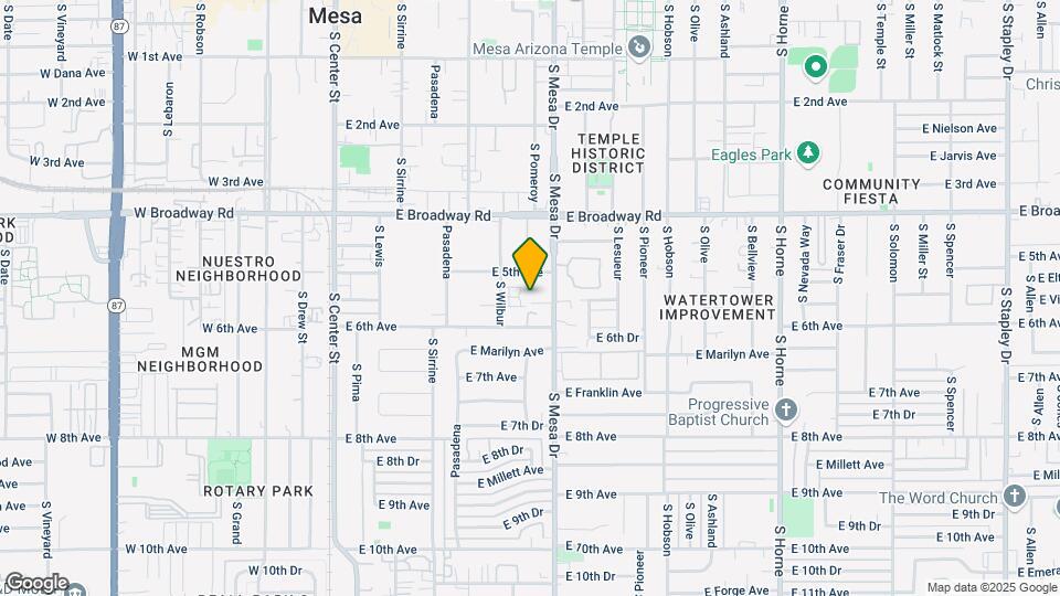 532 S Mesa Dr Map and Location Details