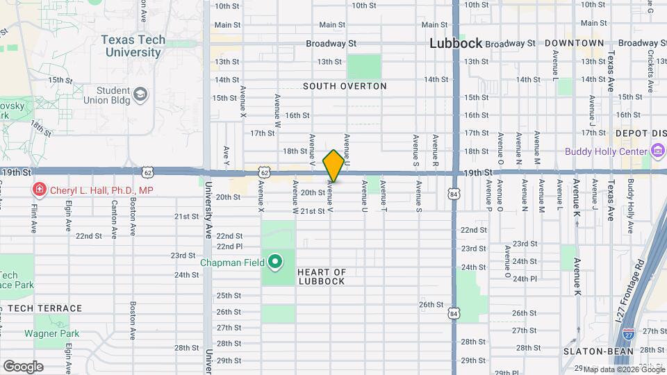 2124 20th St Map and Location Details