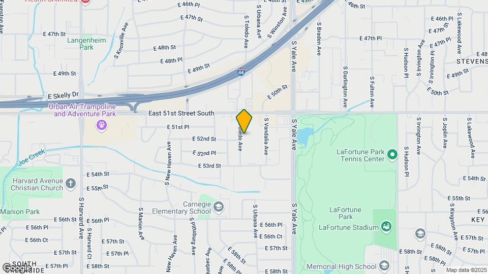 5147 S Toledo Ave Map and Location Details