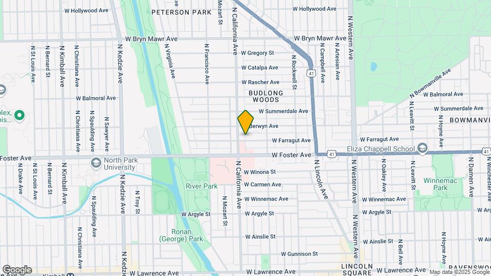 2742 W Farragut Ave Map and Location Details