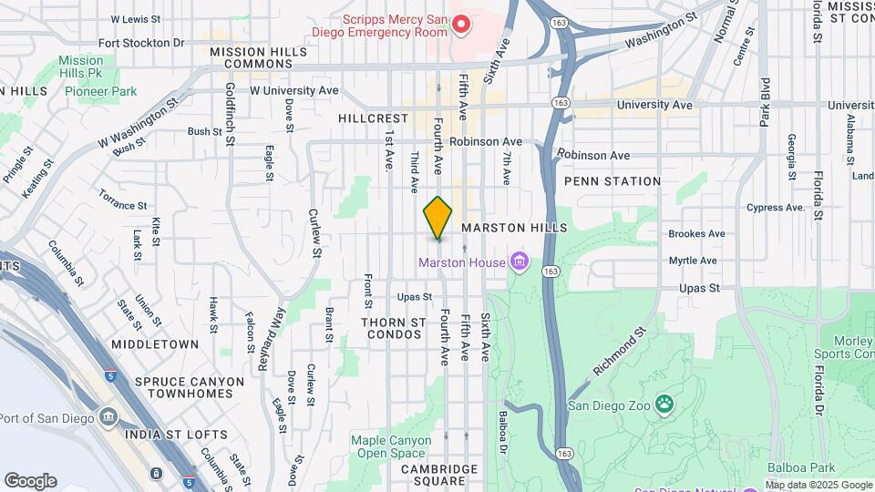 3572 4th Ave, Unit 3572 Map and Location Details