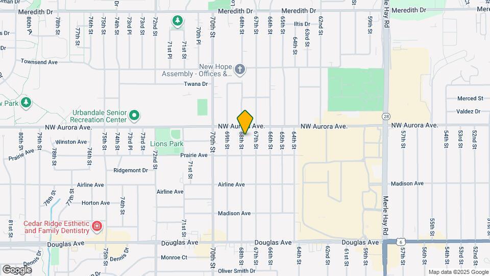 4135 68th Street Map and Location Details