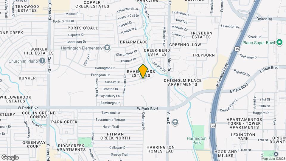 1412 Sussex Dr Map and Location Details