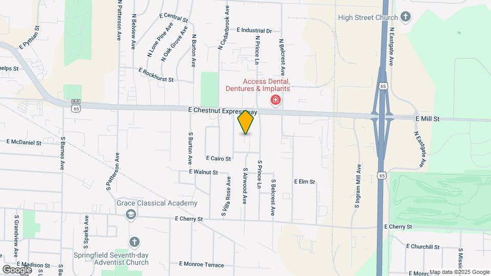 202 N Meadowview Ave Map and Location Details