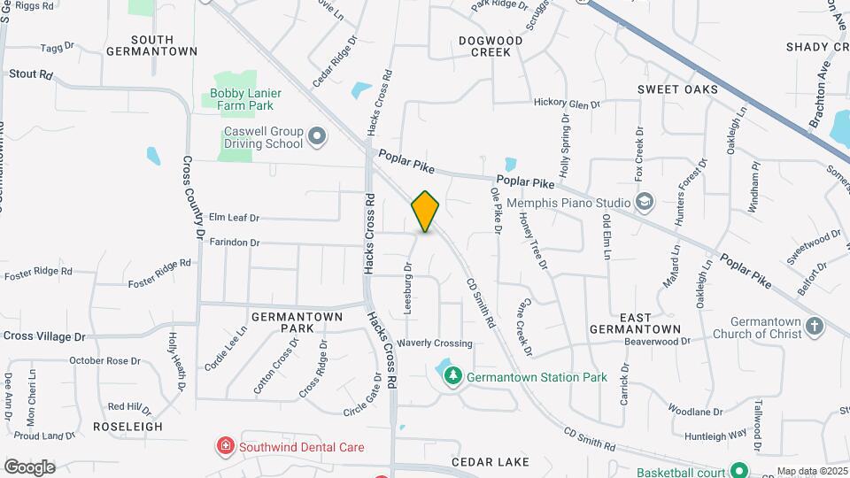 2852 Leesburg Dr Map and Location Details