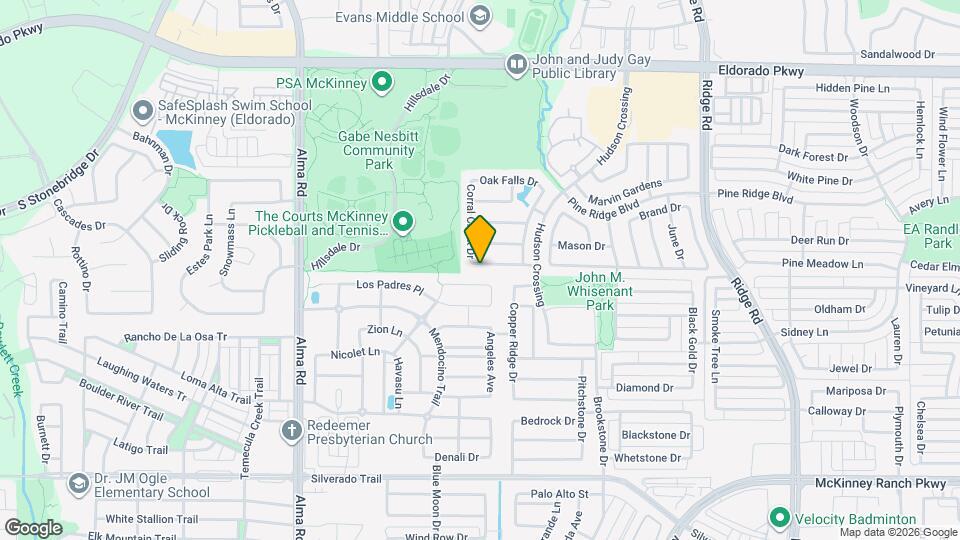 6937 Willow Crest Dr Map and Location Details