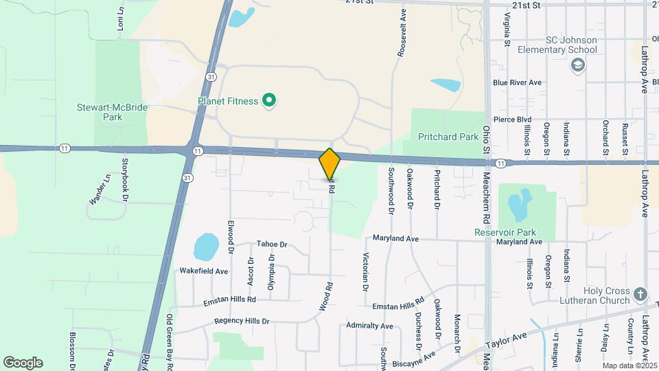 3228 Wood Rd Map and Location Details