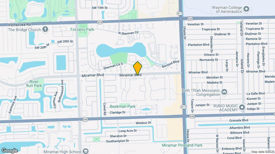 8385 SW 25th Ct Mapa y Detalles de la Ubicación