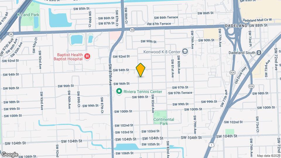 8395 SW 96th St Map and Location Details